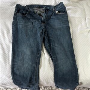 GAP Blue Relaxed Jeans with Subtle Fading